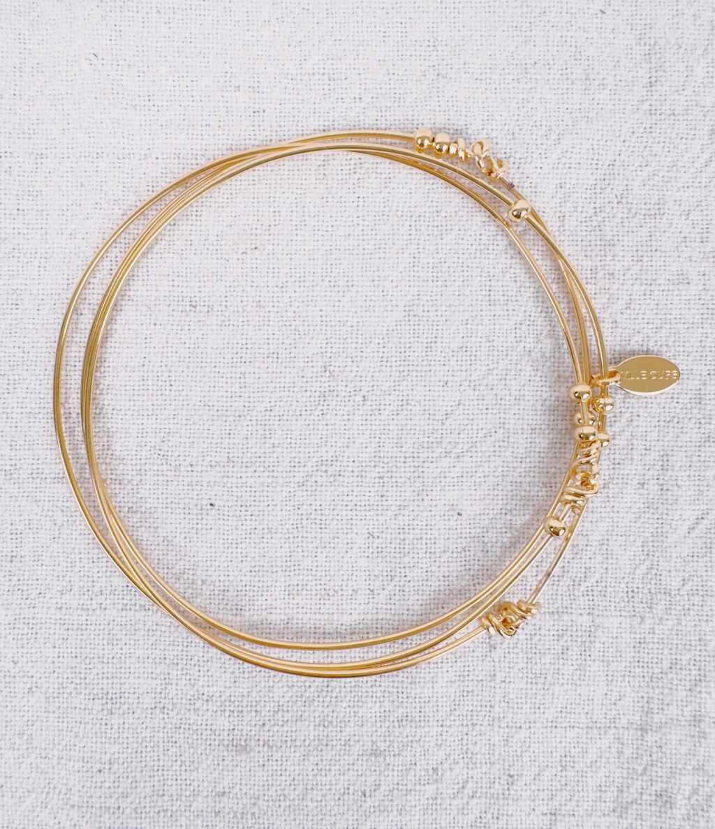 jonc bracelet lot de 3 - design Mademoiselle Oups