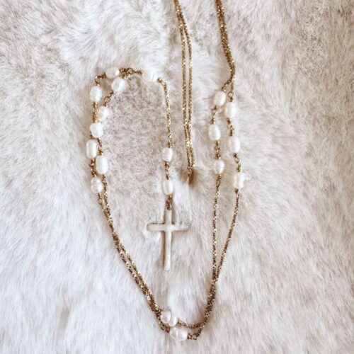 LUMA<br />chapelet perles de culture véritables