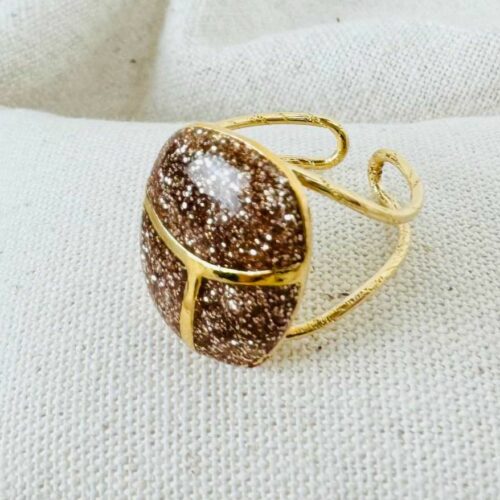 KHEPRI<br />bague scarabée petit modèle
