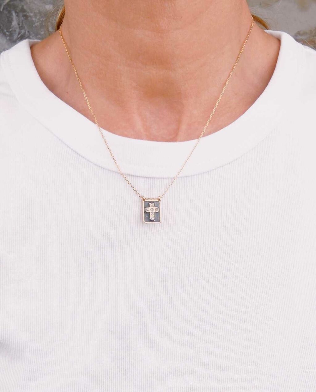 collier scapulaire médaille mystique - made in france Mademoiselle Oups