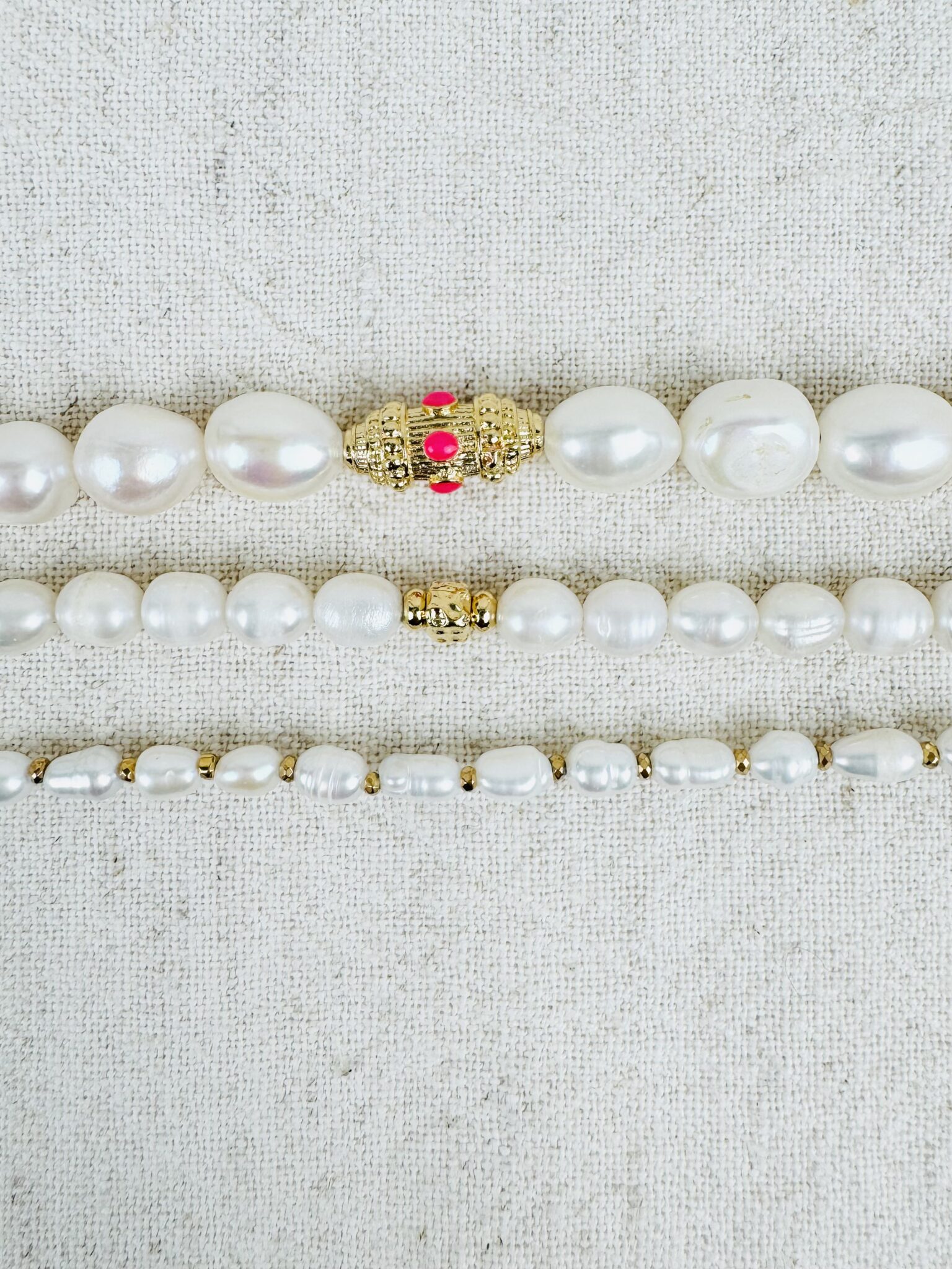 Collier de perles ovales – Boutique