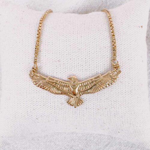 collier pendentif aigle phœnix - design Mademoiselle Oups