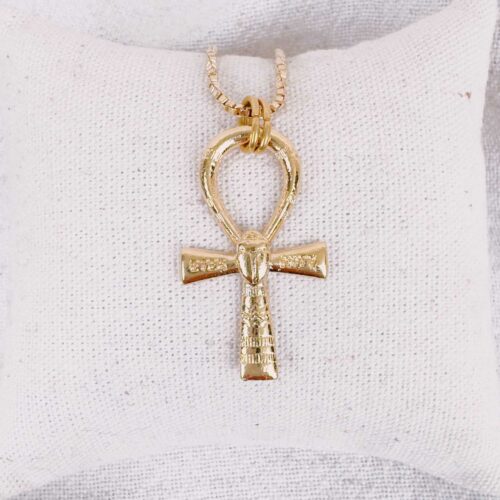 collier pendentif croix ankh - design Mademoiselle Oups