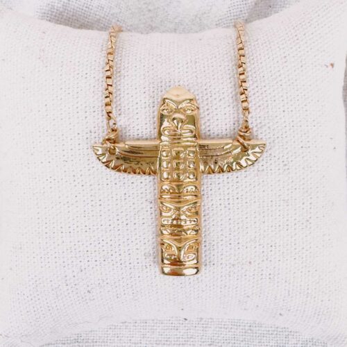 collier pendentif totem indien - design Mademoiselle Oups
