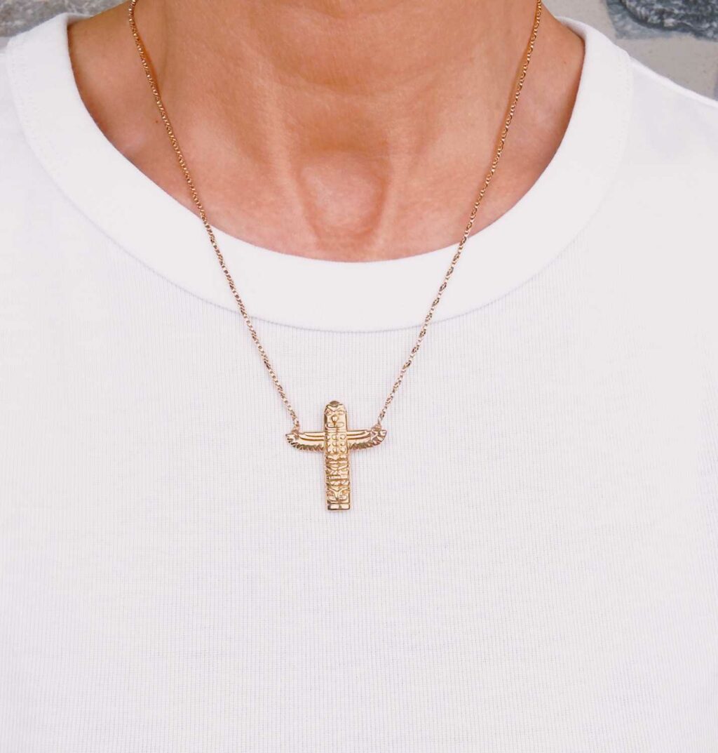 collier pendentif totem amérindien - Fabrication Design français Mademoiselle Oups