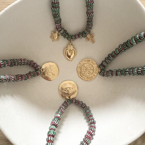 MYSTIC<br />collier SHAMAN en perles de verre