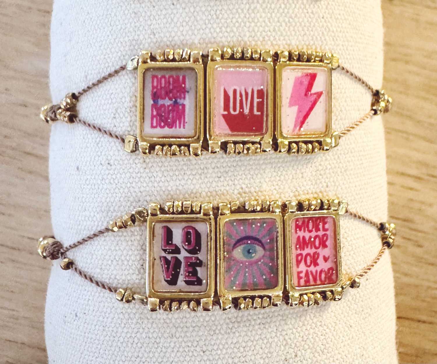 bracelet-triptyque-scapulaire-mademoiselleoups-3 Bracelet cordon scapulaire triptyque - design Mademoiselle Oups