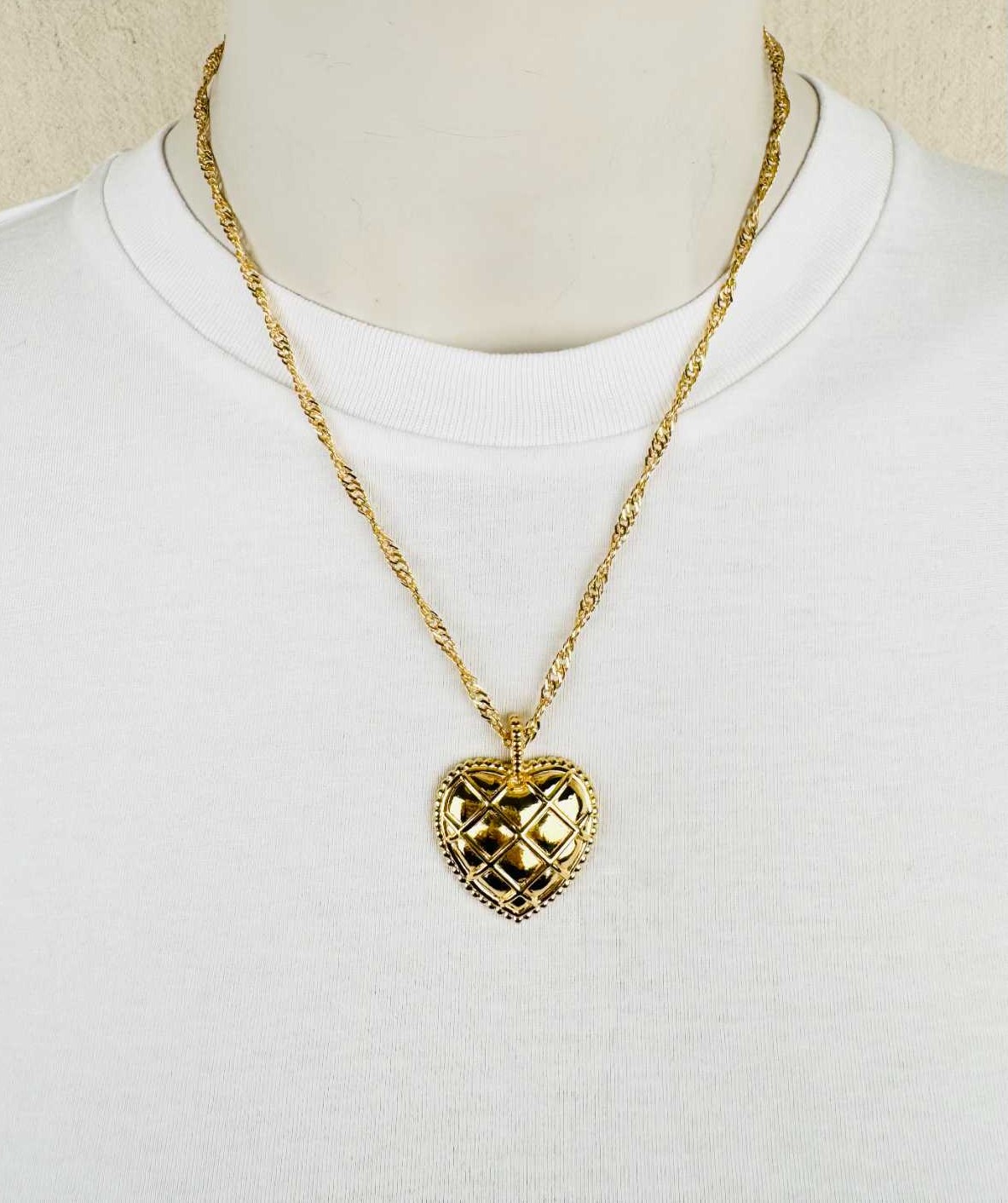 collier-coeur-matelassé-mademoiselleoups-3 collier cœur matelassé émaillé - Design Mademoiselle Oups