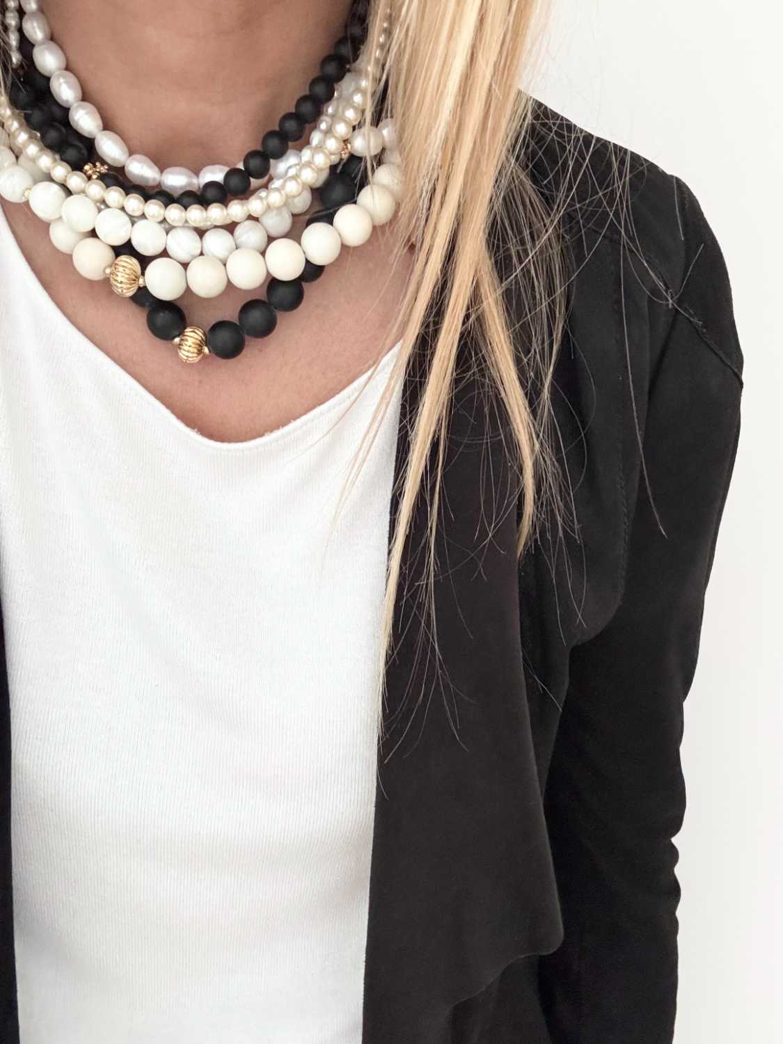Collection Bianca colliers en perles naturelles et perles de culture - Mademoiselle Oups