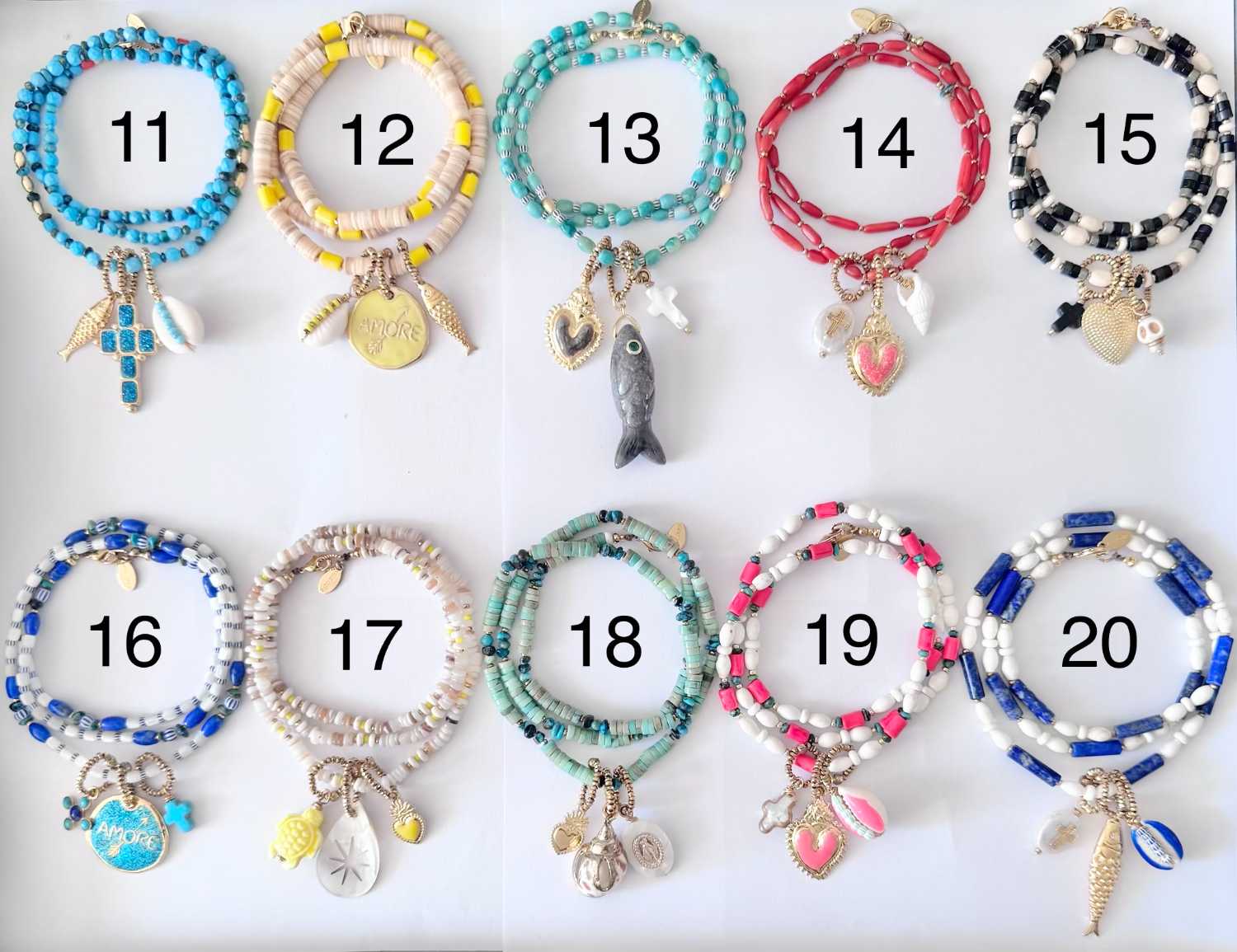 NOMAD-serie03-colliers-colorés-pour-vacances Colliers NOMAD série 03 talisman en pierres semi-précieuses et pendentifs grigri protecteur - fabrication française Mademoiselle Oups