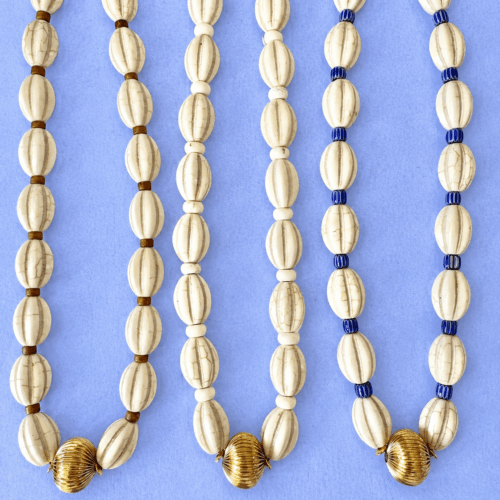 RITUAL SUMMER<br />Collier Dune perles rainurées